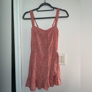 Small Pink Floral Hollister Romper